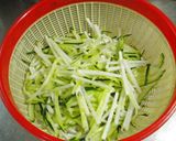大根の梅すだち和え作り方1写真