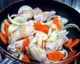 鶏のココナツカレースープ（南の島風）作り方3写真