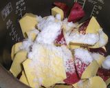 揚げない大学芋♪　炊飯器クッキング作り方2写真