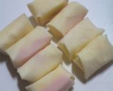お餅の消費に！チーズとおもちの春巻き作り方3写真
