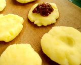 うまみ肉味噌風でおやき風いももち作り方2写真