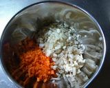 ごぼう香る海苔つくね落とし焼き作り方1写真