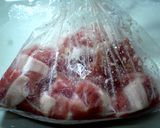 豚肉とオクラ椎茸の炒め物作り方2写真