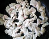 豚肉とオクラ椎茸の炒め物作り方4写真