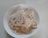 蓮根明太子和え作り方1写真
