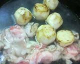 さといもと豚肉の煮物作り方5写真