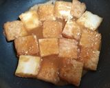 簡単！厚揚げと小松菜の味噌炒め作り方5写真