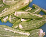 しし唐とえのき茸の炒め海苔和え作り方1写真