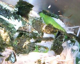 しし唐とえのき茸の炒め海苔和え作り方5写真