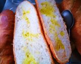 チーズとルッコラを味わうバゲット作り方2写真