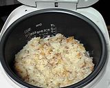 桜海老と帆立の洋風炊き込みご飯♪作り方5写真