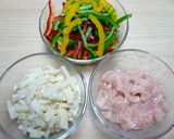 ピーマンと鶏むね肉のチンジャオロース作り方1写真