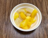【糖尿病おやつ】白桃・黄桃セット作り方5写真
