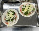 餃子の皮で鱧のミニピザ作り方3写真