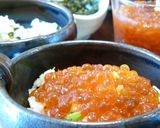 鮭とイクラの親子丼。作り方2写真