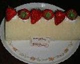 ★.。・:*:・ふわっふわのロールケーキ　ｂｙ－娘のBirthday　Cake。・:*:・゜`★.作り方14写真