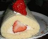 ★.。・:*:・ふわっふわのロールケーキ　ｂｙ－娘のBirthday　Cake。・:*:・゜`★.作り方15写真