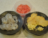 Ｗ海老しんじょの生姜はさみ焼き♪作り方1写真