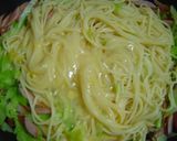 -ウィンナーとキャベ豆乳パスタ-作り方5写真