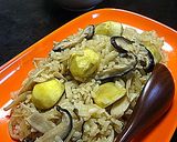栗とキノコの炊き込みご飯作り方10写真