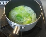 レタスと卵のスープ★ヘルシー美味しい★作り方1写真