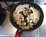 なすとズッキーニのパスタ作り方7写真