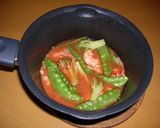 ピリっとエビチリ鍋作り方3写真