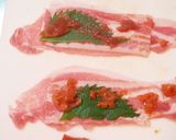 くるくるまきまき和風ベーコンとんかつ作り方1写真