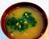 簡単！あおさ海苔と納豆のお味噌汁作り方4写真