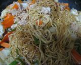 紹興酒で中華風焼きそば作り方3写真