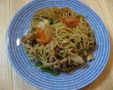 紹興酒で中華風焼きそば作り方4写真