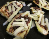 フライパンで簡単*なすの肉味噌チーズ焼き作り方3写真