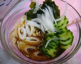 ちくわとわかめキュウリの酢の物作り方4写真