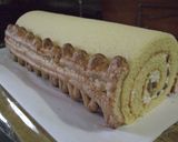 誕生日ロール（栗仕上げ）作り方12写真