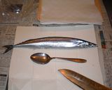 秋刀魚のワタの苦手な人の秋刀魚の塩焼き作り方1写真