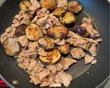 おかんレシピ𓀤𓀣茄子と豚肉の味噌炒め作り方5写真