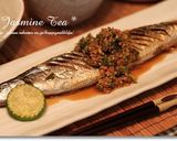 紹興酒でコクうま♪秋刀魚のねぎゴマだれ作り方5写真
