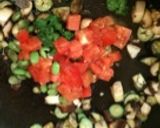 生椎茸と新鮮トマトのバジルソースパスタ作り方6写真