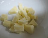 チーズと柚子胡椒のおかか和え作り方1写真