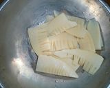 タケノコチップのピリ辛バター醤油風味作り方1写真