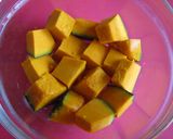 南瓜とチーズのはんぺんサンド✿わさび味作り方1写真