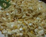 半熟タマゴのタルタルソースパスタ作り方8写真