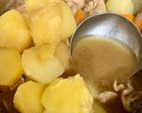 水なしで！玉ねぎの旨みたっぷり☆やさしい肉じゃが作り方7写真