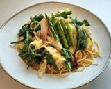 春野菜たっぷり★ワンパン和風スパゲッティ作り方4写真