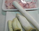 鶏皮とネギの甘辛炒め～Autumn～作り方1写真