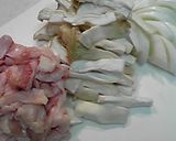鶏皮とネギの甘辛炒め～Autumn～作り方2写真