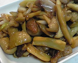 鶏皮とネギの甘辛炒め作り方6写真