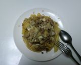簡単！きのこ＆ひき肉入り和風じゃがバタ作り方4写真