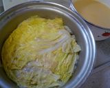 チェダースープで食べる白菜ミルフィーユ作り方7写真