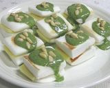 ✿チーズサンドはんぺんのバジルソースかけ作り方4写真